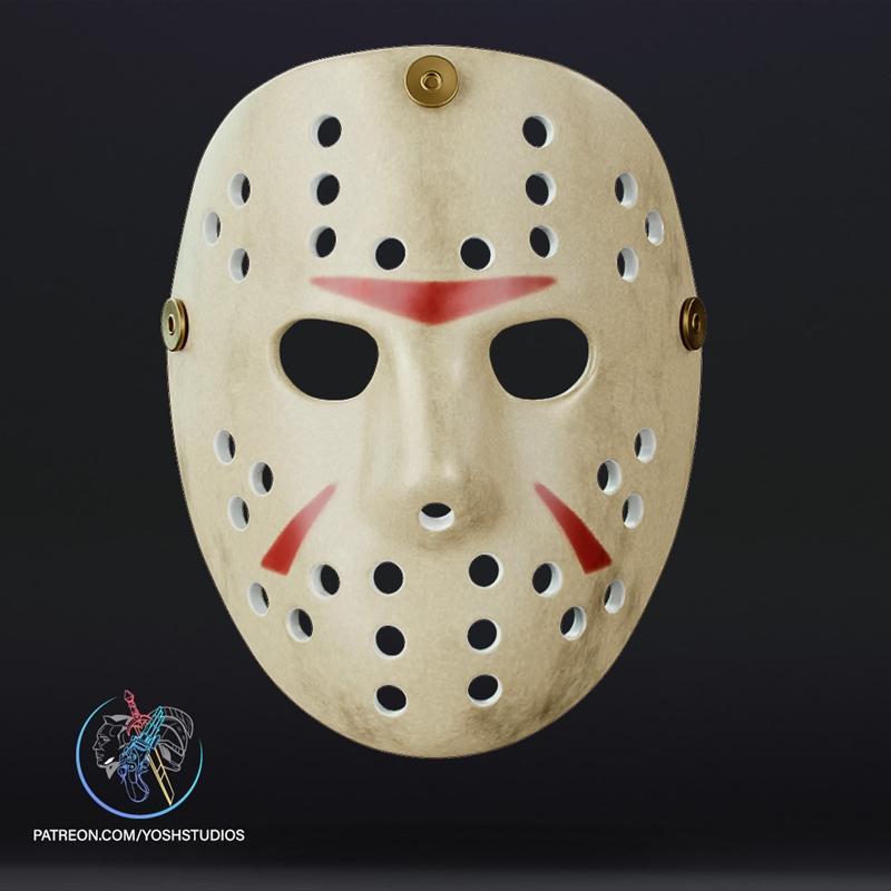 Jason Mask - 3D打印模型 - 动漫角色面具模板|Jason Mask – 3D Print Model STL