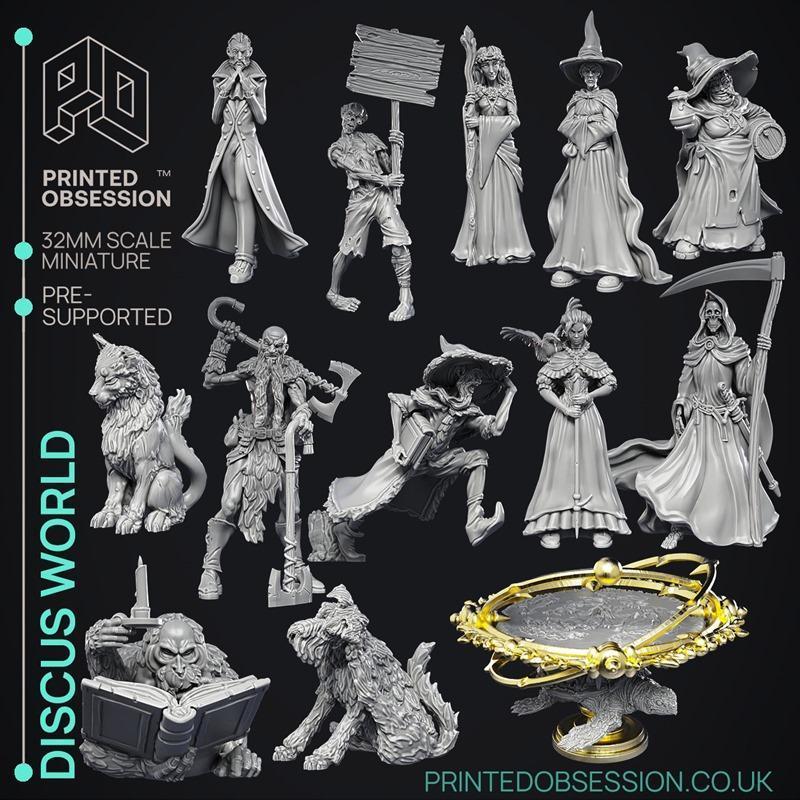 Discus世界11月2023打印迷恋——3D打印模型STL|Printed Obsession – Discus World November 2023 – 3D Print Model STL