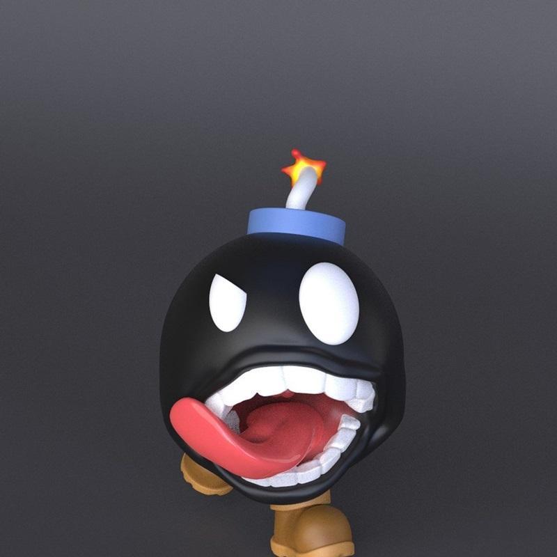 Bomb-Omb与毒液 crochet玩偶系列——3D打印模型|Bomb-Omb and Venom Crochet Puppet Series – 3D Print Model STL