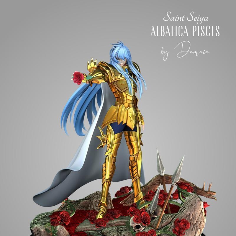 圣斗士星矢 - 阿尔巴菲卡 - 双鱼座 - 3D打印模型|Saint Seiya – Albafica – Pisces – 3D Print Model STL
