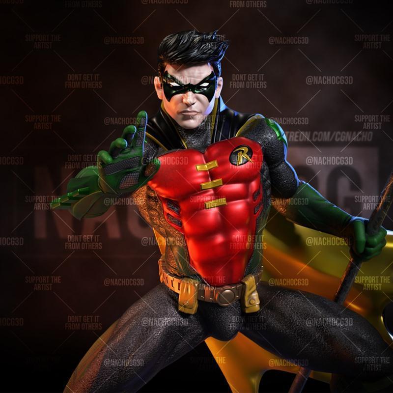 粉丝艺术 - 乔·德雷克 - 3D打印模型|Fan Art – Robin Tim Drake – 3D Print Model STL