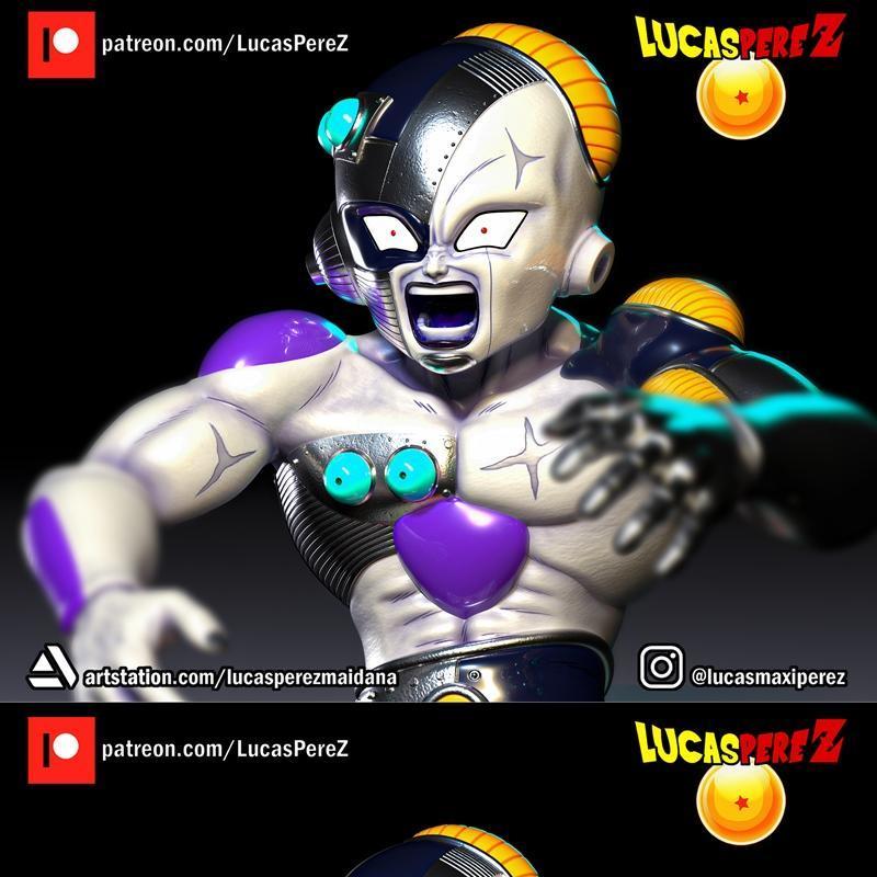 Mecha Freezer标准版3D打印模型|Mecha Freezer Regular by Lucas Perez – 3D Print Model STL