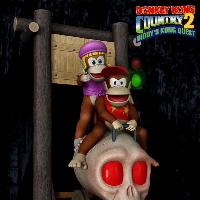 Donkey Kong Country 2 3D打印模型|Donkey Kong Country 2 – 3D Print Model STL