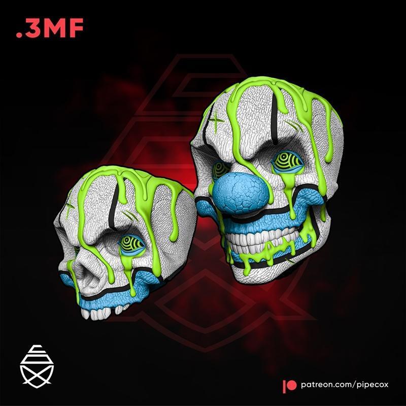 Mr Juggle Skull - 3D打印模型|Mr Juggle Skull – 3D Print Model STL