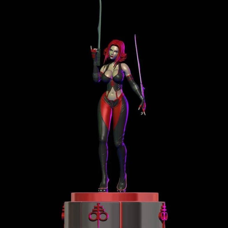 血折射3D打印模型|Blood Rayne – 3D Print Model