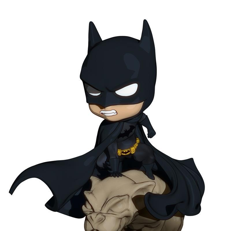Messias 3D - 史诗小蝙蝠侠 - 3D打印模型|Messias 3D – Batman Chibi – 3D Print Model STL