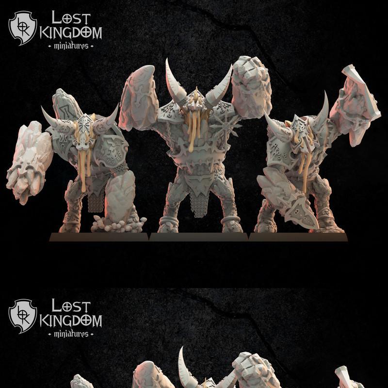 魔神机甲——3D打印模型|Magmhroin Golems – 3D Print Model