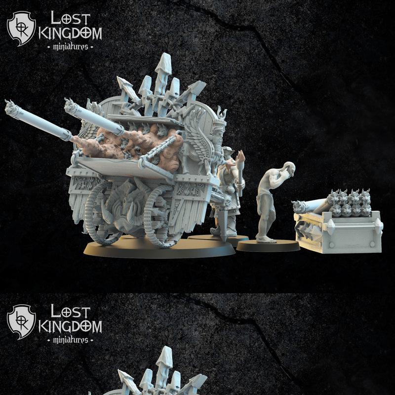 魔神猎人Hwacha 3D打印模型|Magmhorin Hwacha – 3D Print Model