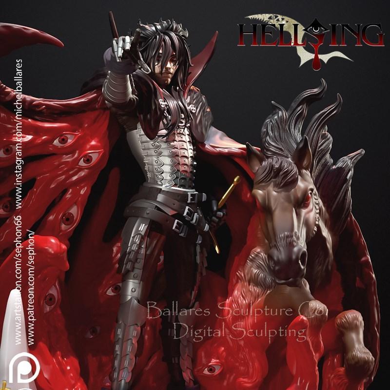 Alucard 3D打印模型|Alucard – Hellsing By Creative Geek MB – 3D Print Model STL