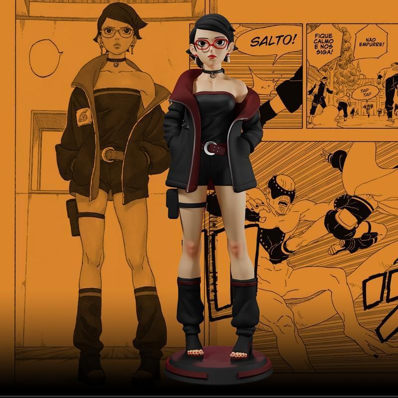 萨拉达·乌契哈 3D打印模型|Sarada Uchiha by Gabriel Meyer – 3D Print Model STL
