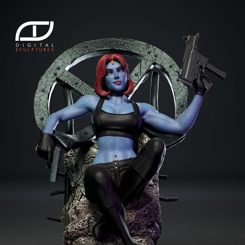 ATV数字雕塑·神秘·3D打印模型|ATV Digital Sculptures – Mystique – 3D Print Model STL