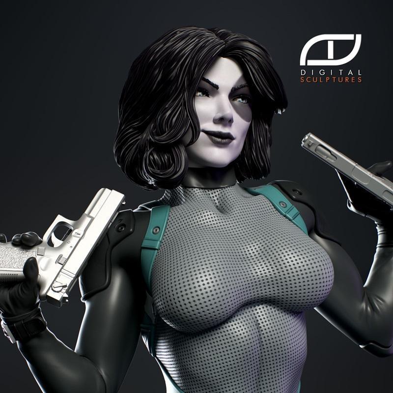 ATV数字雕塑·多米诺·3D打印模型|ATV Digital Sculptures – Domino – 3D Print Model STL