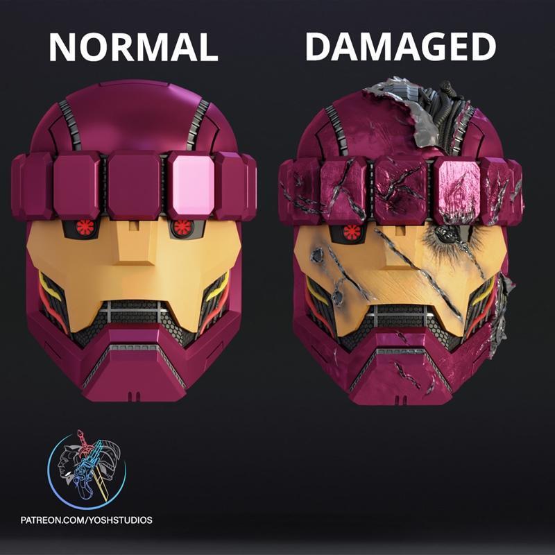 X战警哨兵头盔 3D打印模型|Xmen sentinel Helmet – 3D Print Model STL