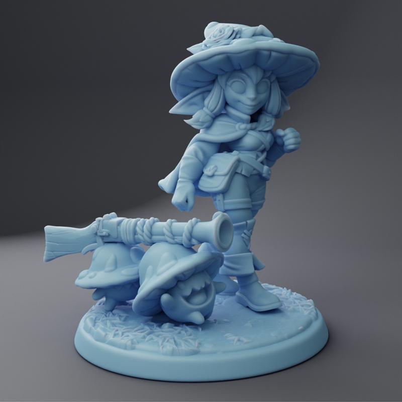 双女神迷你模型 2023年11月 3D打印STL文件|Twin Goddess Miniatures November 2023 – 3D Print Model STL