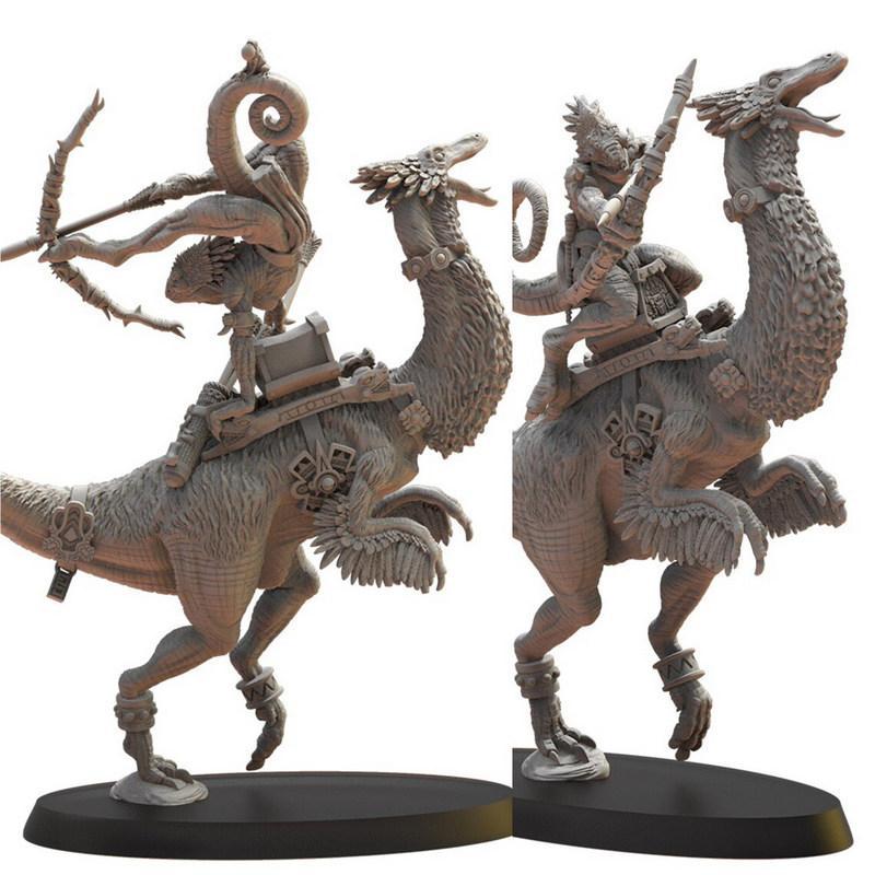 变色龙英雄们——3D打印模型|Chameleon Heroines – 3D Print Model