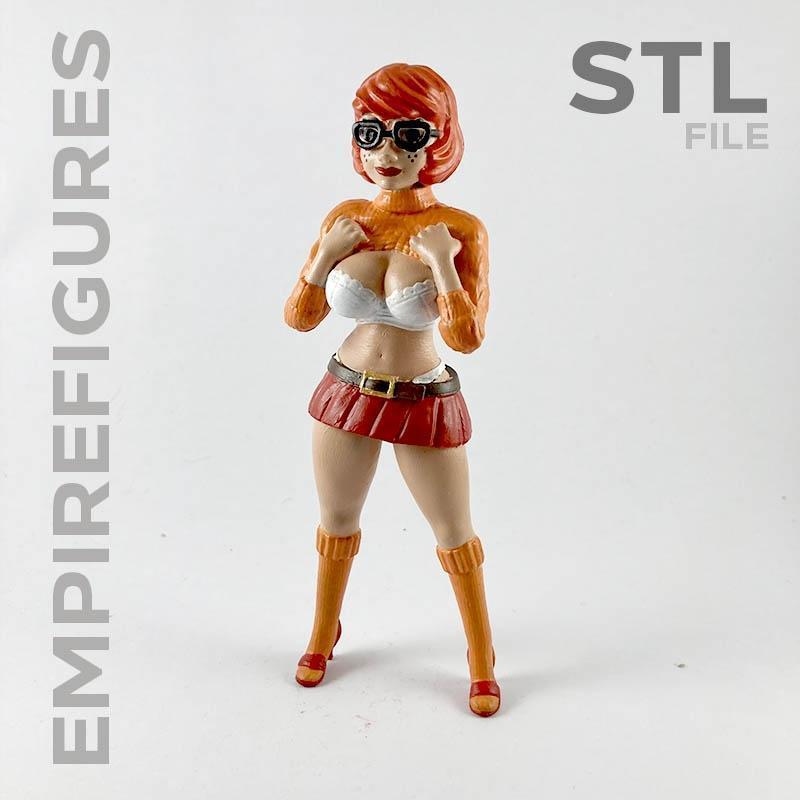 EmpireFigures-velma dinkley b-3D打印模型|EmpireFigures – Velma Dinkley B – 3D Print Model STL