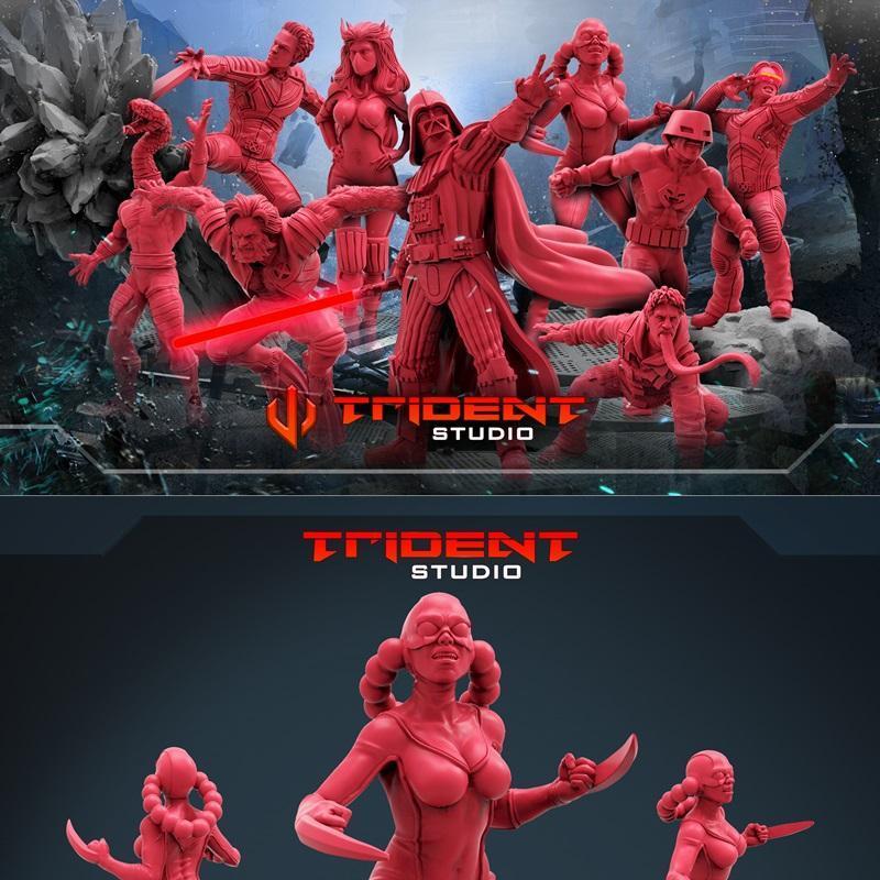 三渲二风格3D打印模型：Trident Studio 2023秋季新品——动漫角色精致还原|Trident Studio September 2023 – 3D Print Model STL