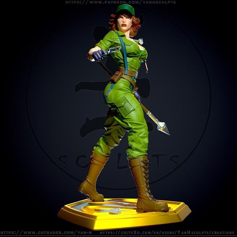 Yan-H工作室 - 3D打印模型 - 女神杰伊|Yan-H – Lady Jaye – 3D Print Model STL