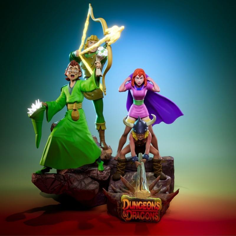 Hank e Presto - 大冒险角色3D打印模型|Hank e Presto – Dungeons and Dragons – 3D Print Model STL