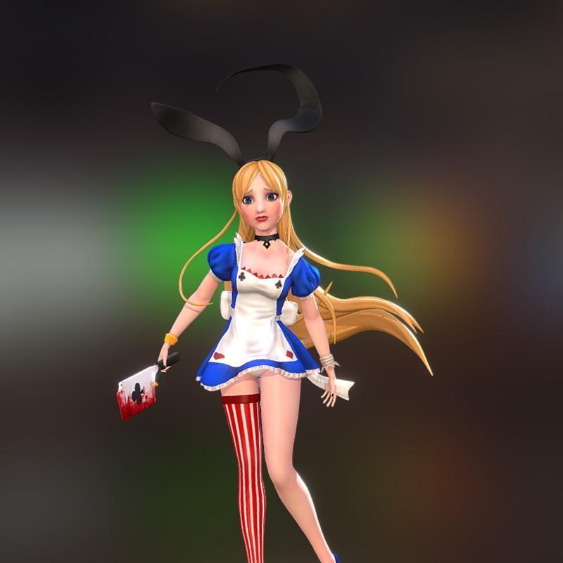 爱丽丝梦游仙境 3D打印模型|Alice in Wonderland – 3D Print Model STL