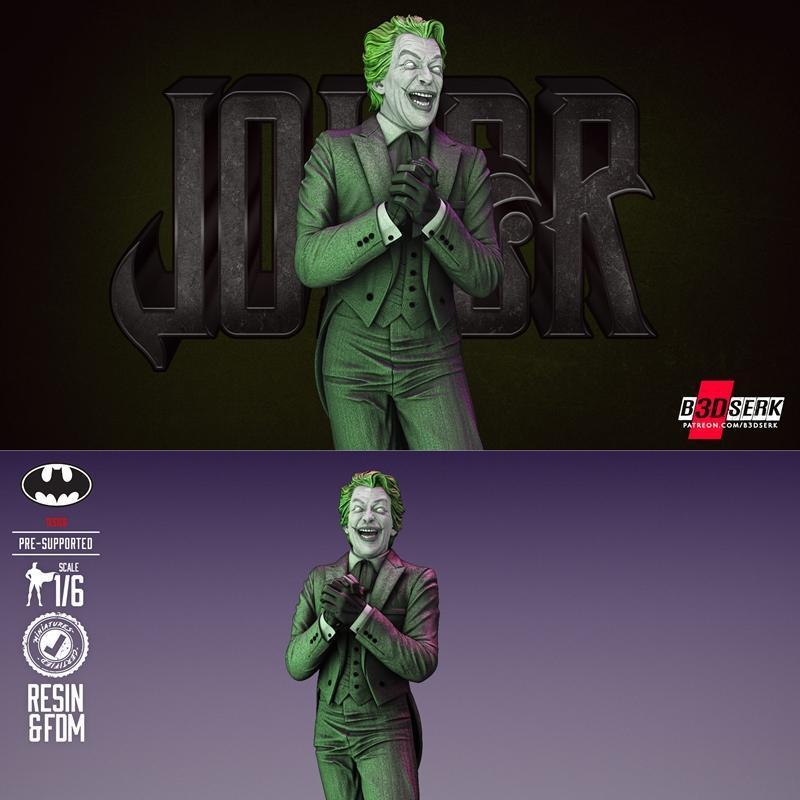 B3DSERK - 约克·罗梅罗雕塑 - 3D打印模型|B3DSERK – Joker Romero Sculpture – 3D Print Model STL