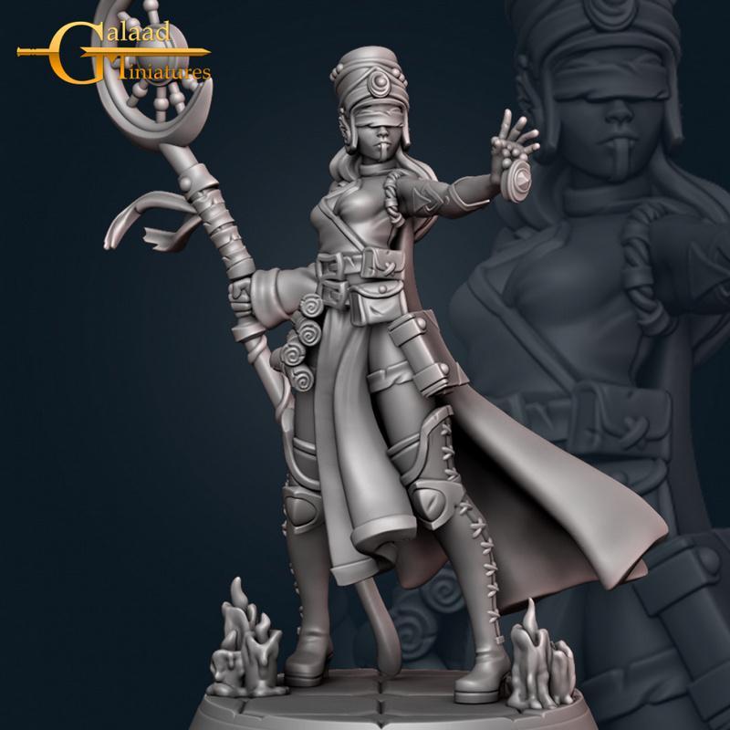 Galaad迷你模型——圣职者3D打印玩偶|Galaad Miniatures – Priest – 3D Print Model