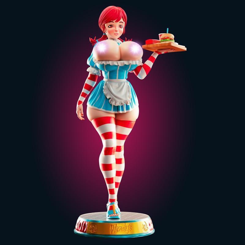 Rhu角色3D打印模型|Officer Rhu – Wendy Mascot – 3D Print Model STL