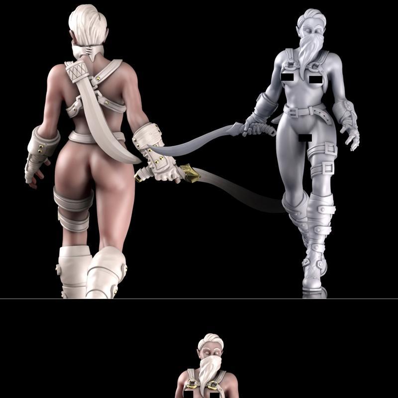 Zana角色3D打印模型|Zana the Rogue – 3D Print Model STL