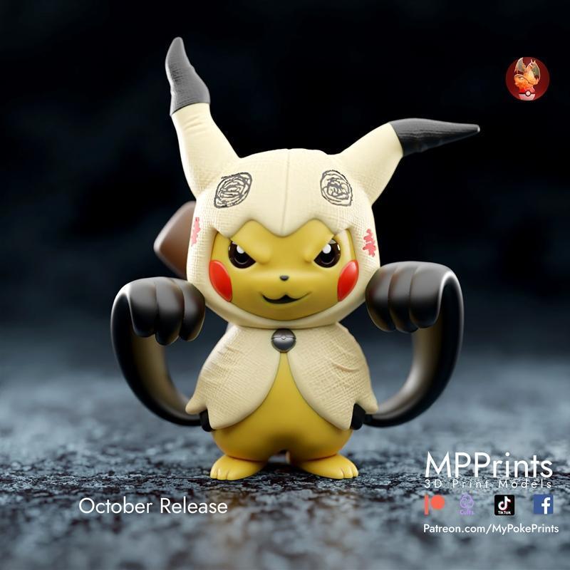Mimikyu Pikachu – 3D Print Model STL