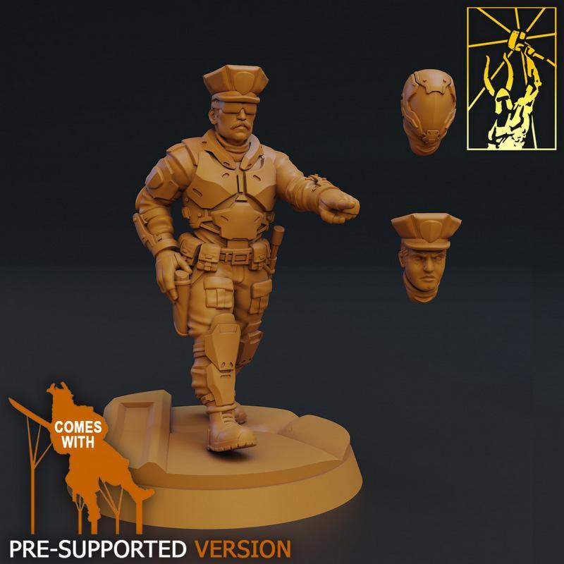 警察官3D打印模型|Police Officer Ver. 2 – 3D Print Model