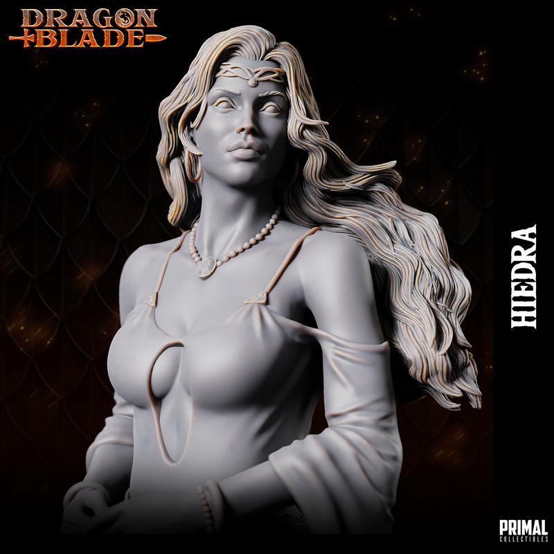 Hiedra神秘塑像3D打印模型|Hiedra – Mystic Bust – 3D Print Model