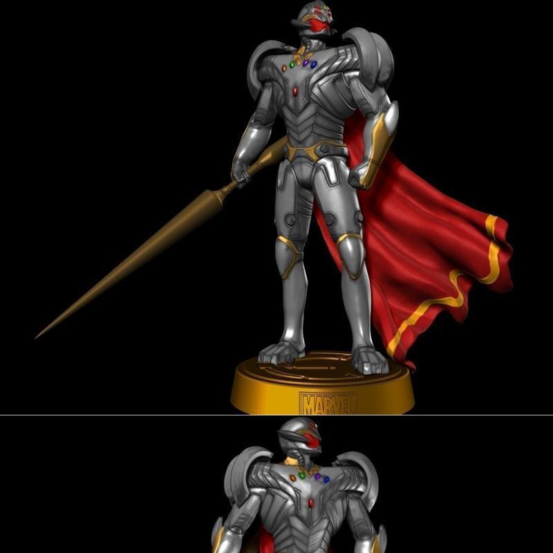 无限复仇者——3D打印模型|Infinity Ultron – What if Series – 3D Print Model STL