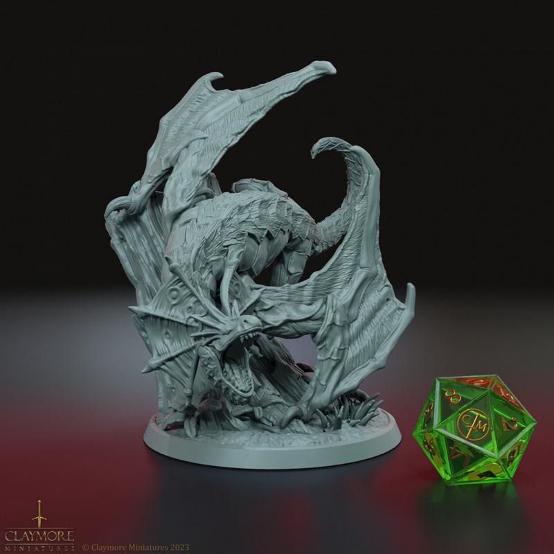 丛林龙蜥——3D打印模型|Jungle Wyvern – 3D Print Model