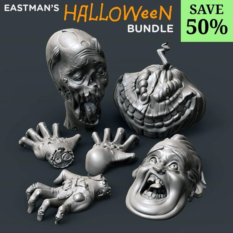 Eastmen Halloween 3D打印模型包|Eastmen – Halloween Bundle – 3D Print Model STL