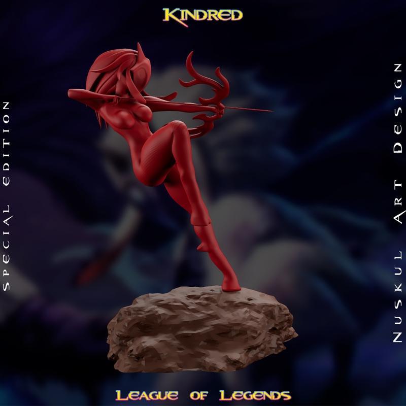 英雄联盟特别版3D打印模型|Kindred – League of Legends – Special Edition – 3D Print Model STL