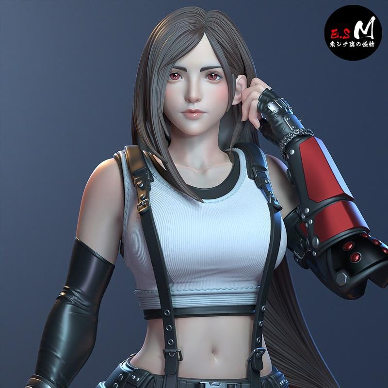 最终幻想蒂法 3D打印模型|E.S Monster – Tifa Final Fantasy – 3D Print Model STL
