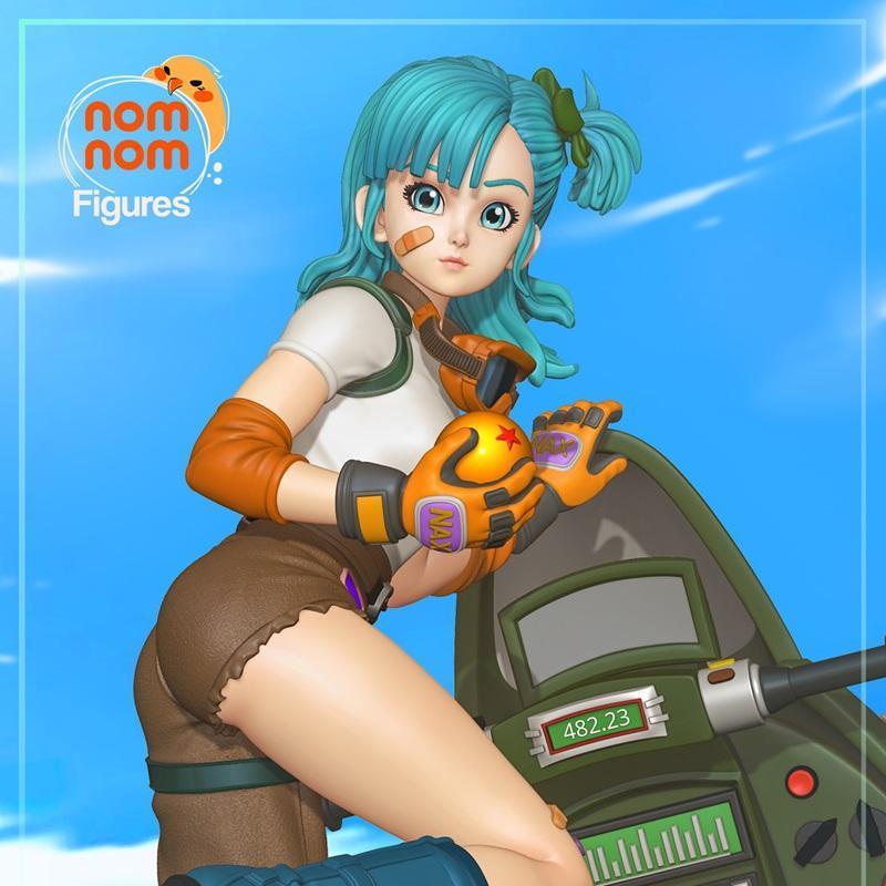 龙珠芭玛 3D打印模型|Nomnom Figures – Bulma from Dragon Ball – 3D Print Model STL