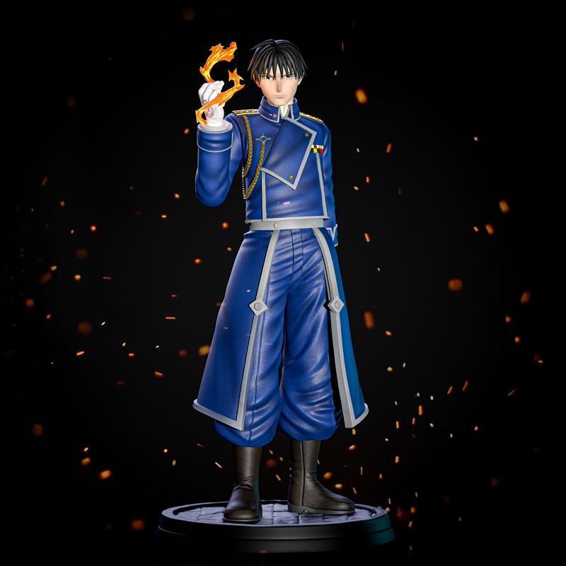 全金属阿尔chemist罗伊·马斯坦比3D打印模型|Roy Mustang – Full metal Alchemist – 3D Print Model STL