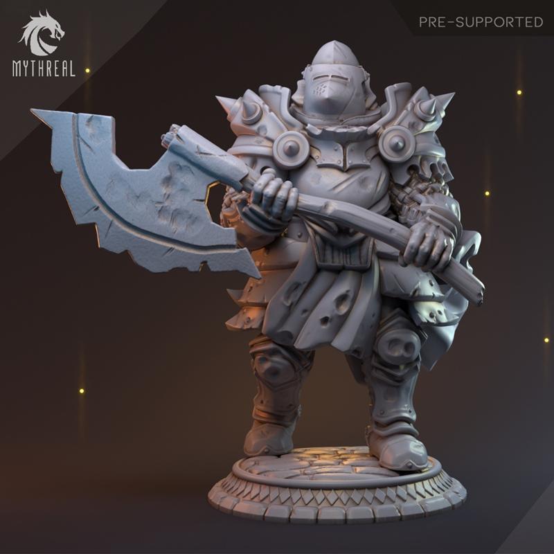 Mythreal Games《Sir Radnor》3D打印模型|Mythreal Games – Sir Radnor – 3D Print Model STL