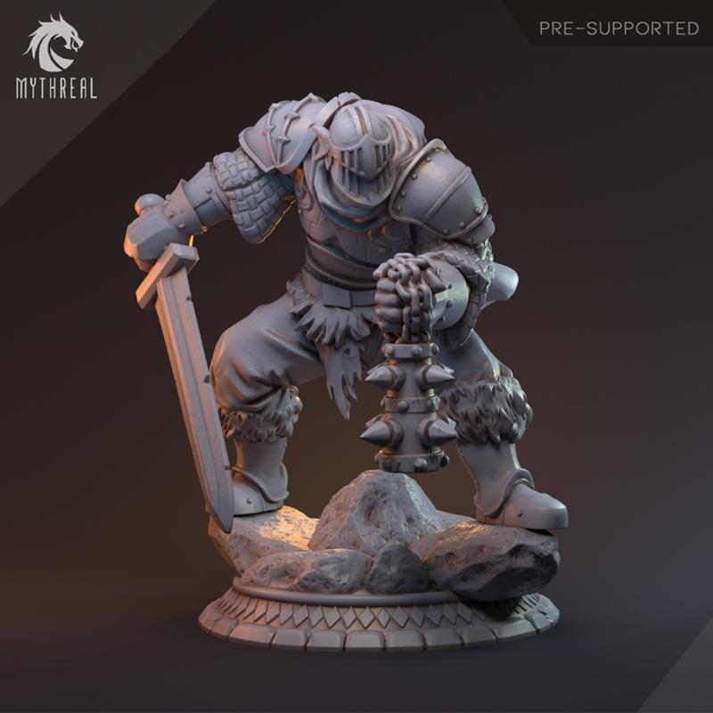 Mythreal Games《Sir Robert》3D打印模型|Mythreal Games – Sir Robert – 3D Print Model STL