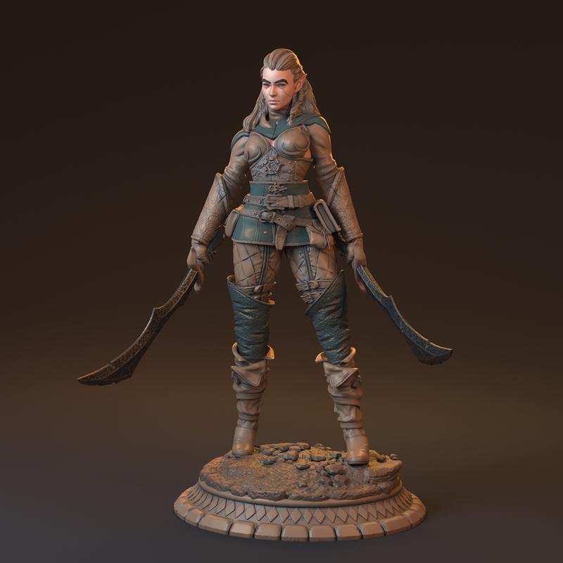 Mythreal Games旗下作品《Alamanta Sondt》3D打印模型|Mythreal Games – Alamanta Sondt – 3D Print Model STL