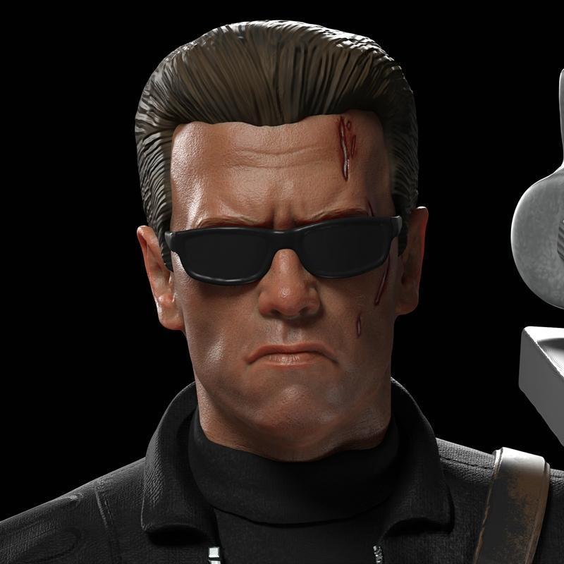终结者 3D打印模型|Terminator – 3D Print Model STL
