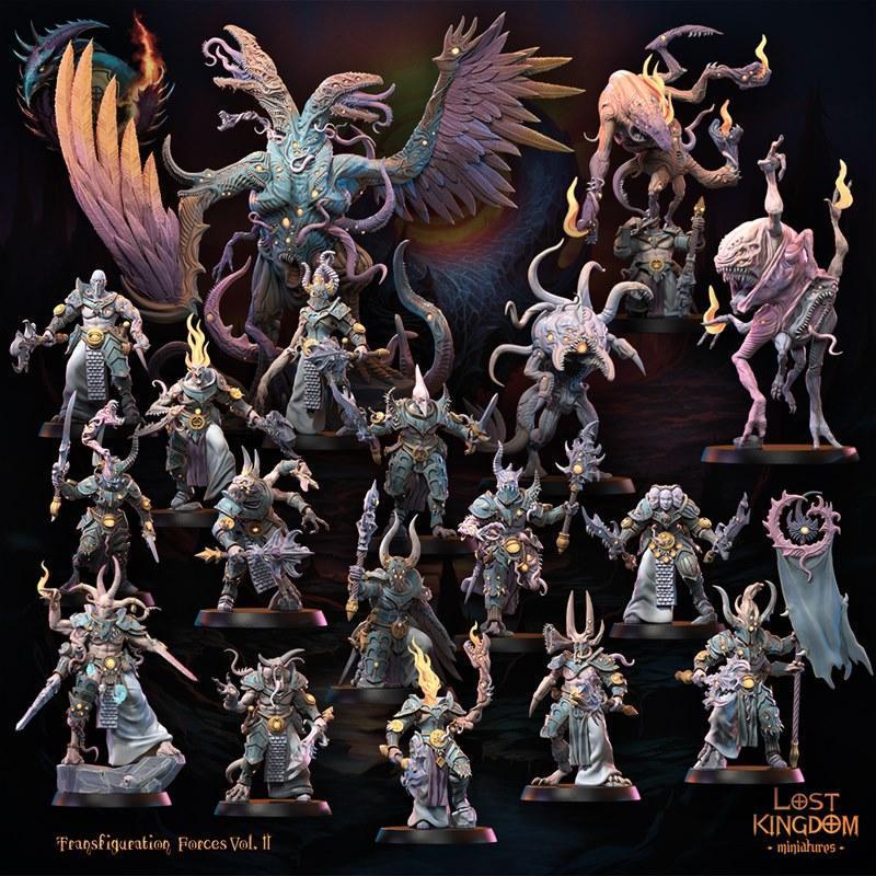 Lost Kingdom迷你模型——蜕变之力2卷 3D打印模型 STL|Lost Kingdom Miniatures – Transfiguration Forces Vol 2 September 2023 – 3D Print Model STL