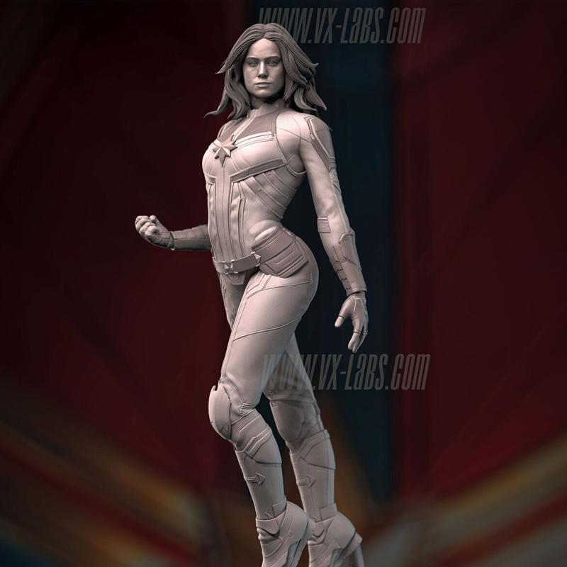梅加拉·丹弗斯·惊奇女士 3D打印模型|Megha L – Carol Danvers – Captain Marvel – 3D Print Model STL