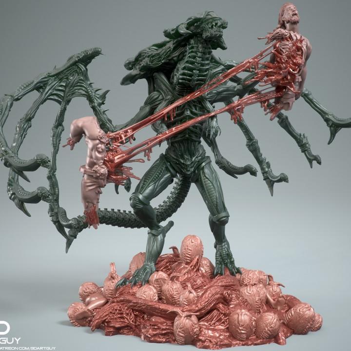 3D打印模型：外星生物造型|3DArtGuy – Extraterrestrial – 3D Print Model STL