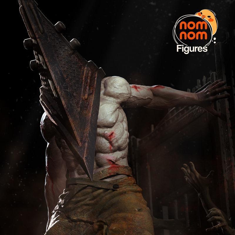 金字塔头 3D打印模型 静默之山|Nomnom Figures – Pyramid Head – Silent Hill – 3D Print Model STL
