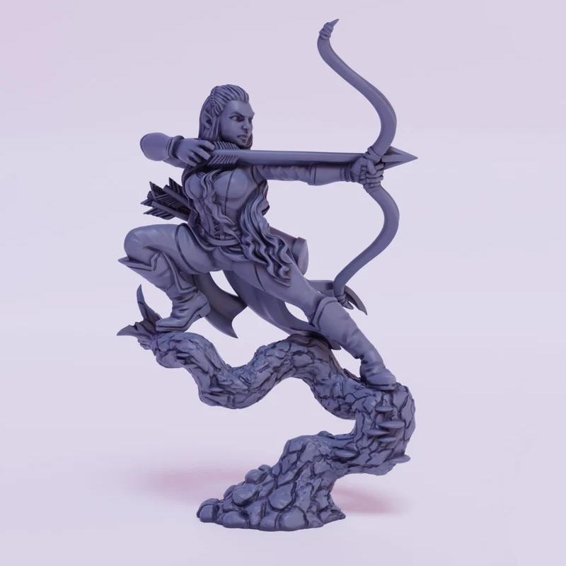 艾丽尔饰带3D打印模型|Aurielle with Bow – 3D Print Model