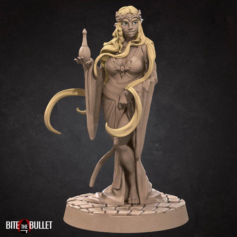 咬下子弹——光之女神加布里埃拉 3D打印模型|Bite the Bullet – Gabriela Lady of Light – 3D Print Model