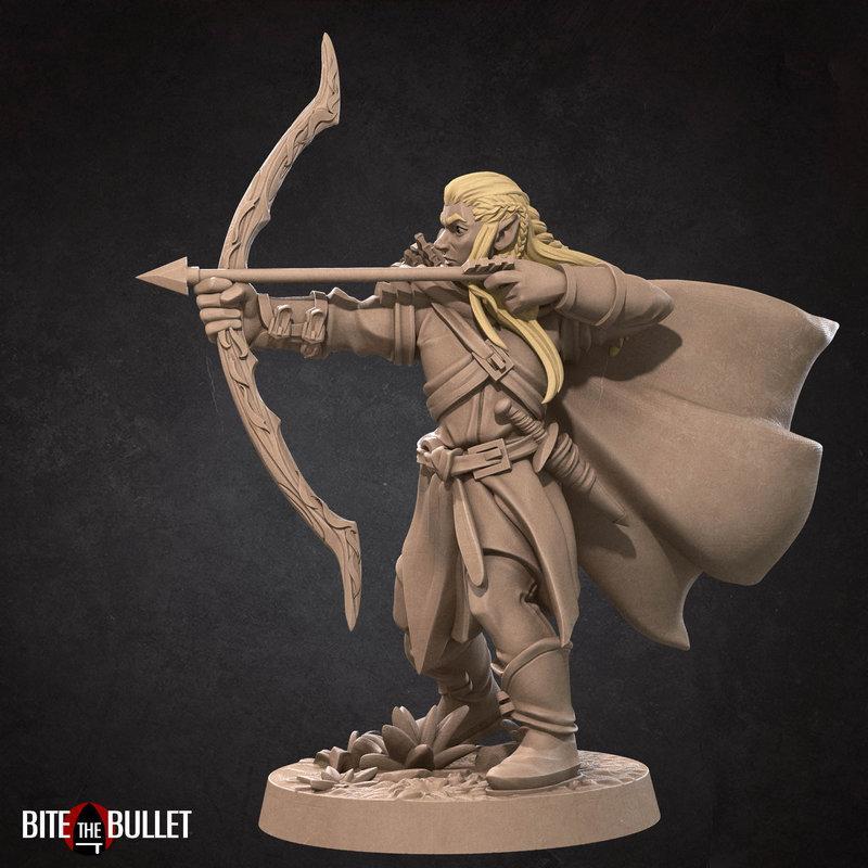 咬下子弹——精灵探险者3D打印模型|Bite the Bullet – Elf Explorer – 3D Print Model