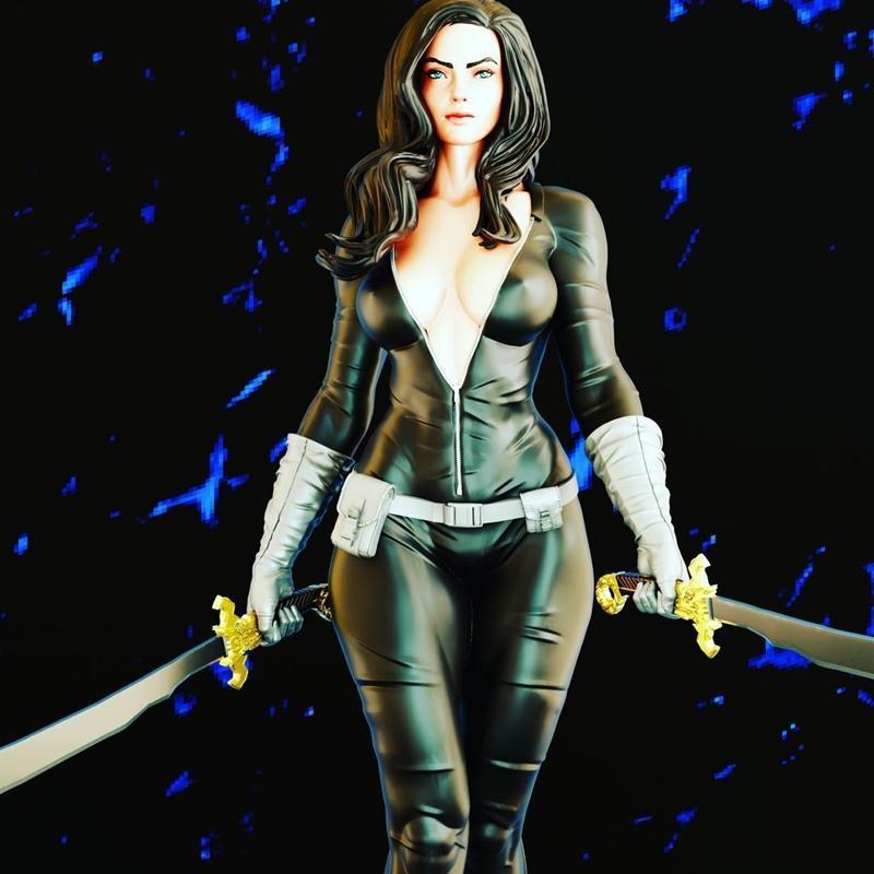 BrunoArt3D - Talia al Ghul - 3D打印模型|BrunoArt3D – Talia al Ghul – 3D Print Model STL